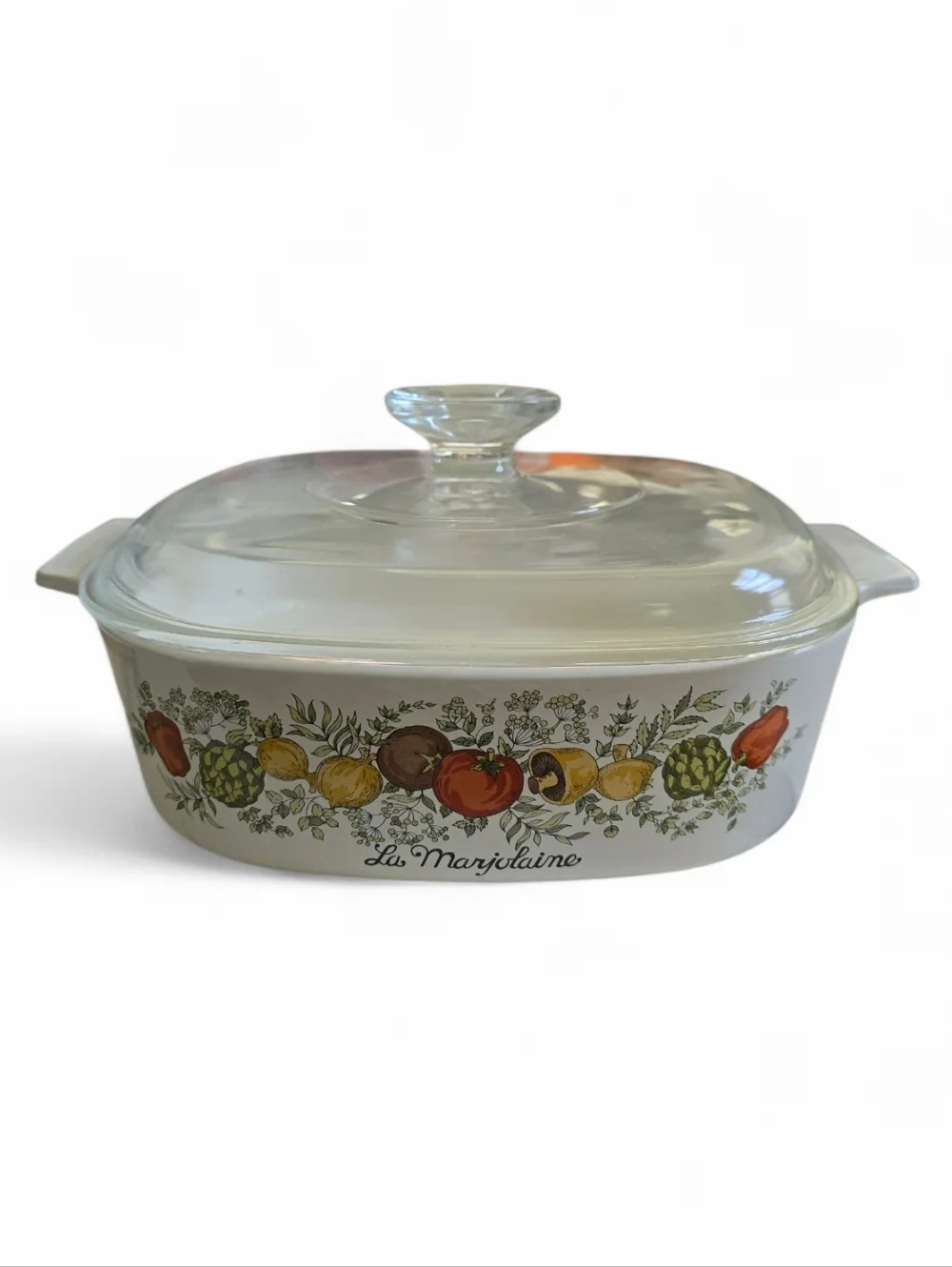 Vintage Corning Ware Spice of Life 2 Qt Casserole Dish A-2-B with Glass Lid USA